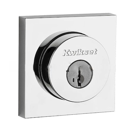 Kwikset Halifax Single Cylinder Deadbolt 158-SQT-26-SMT-RCAL-RCS